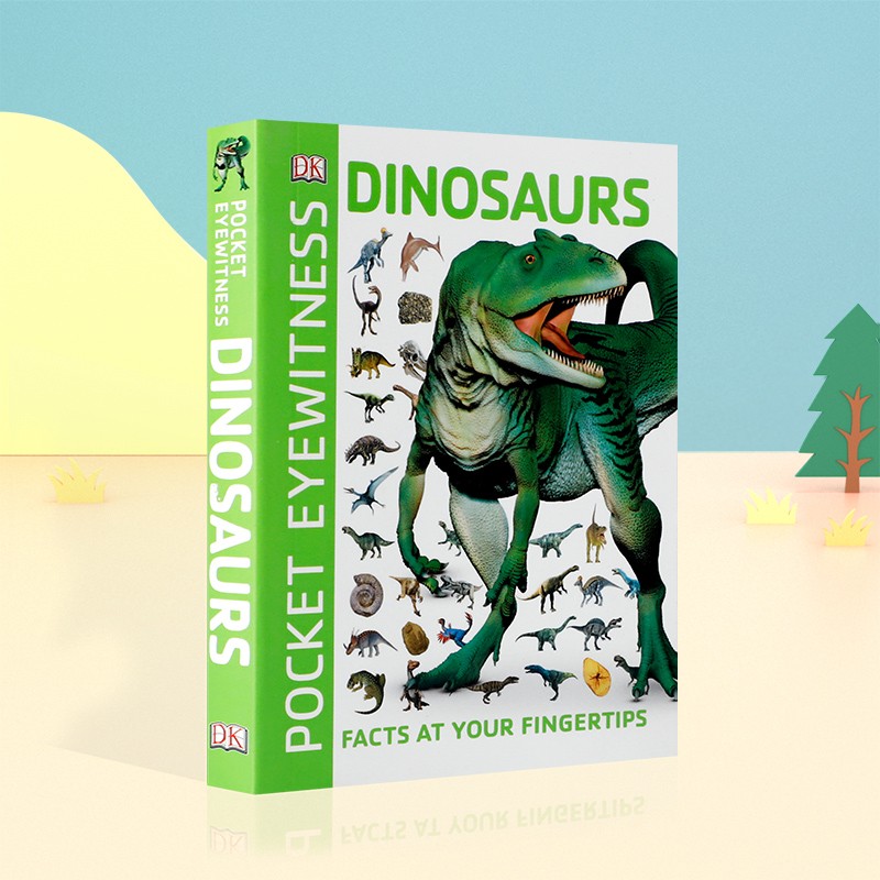 英文原版 Dinosaurs 恐龙 触手可及的事实英语书籍百科全书 DK科普百科全书