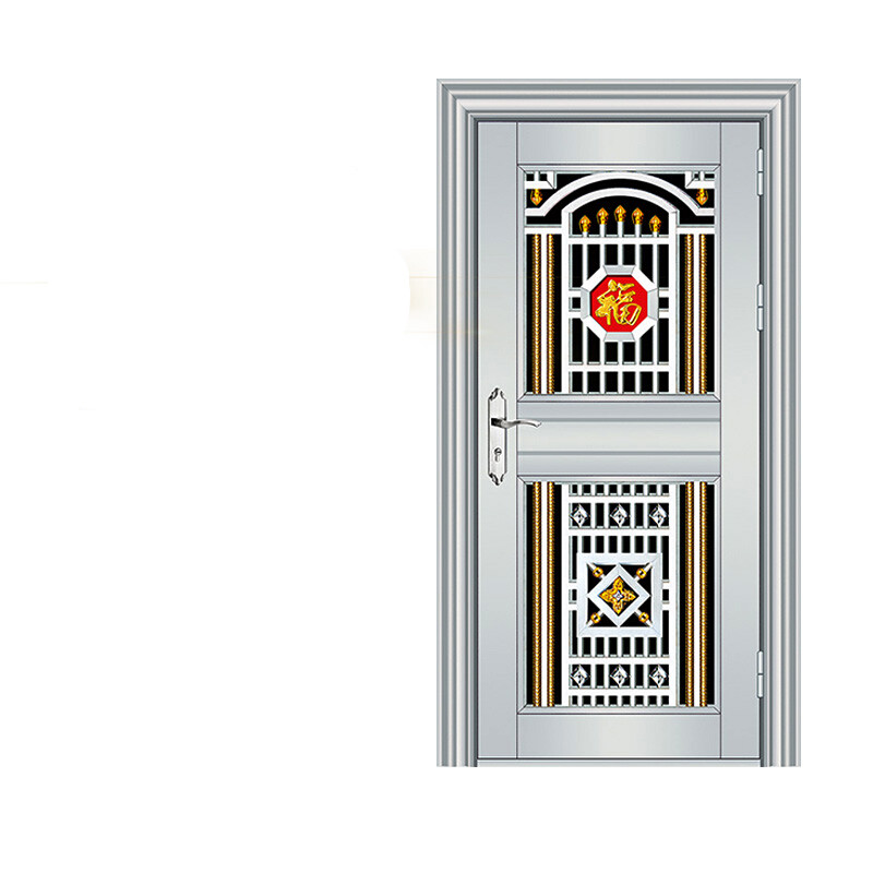 创京懿选304不锈钢门单门大门室外豪华防盗家用农村进户阳台玻璃入户