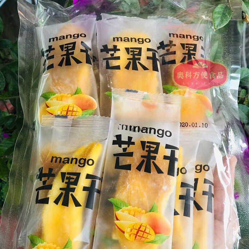 良品铺子芒果干500g一斤混合水果干果脯蜜饯草莓干菠萝干小吃零食100g 芒果干500g(独立小包装)