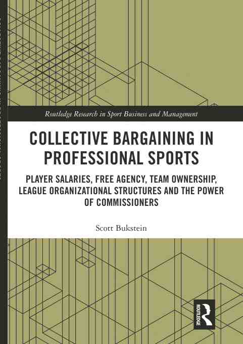 预售 按需印刷 collective bargaining in professional sports