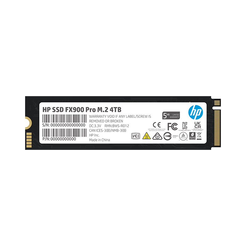 618预售、PLUS会员：HP 惠普 FX900 PRO NVMe M.2 固态硬盘 4TB（PCI-E4.0）
