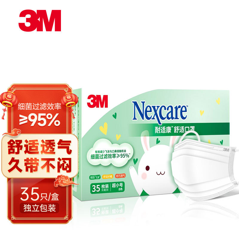 3M口罩耐适康一次性儿童口罩价格及销量走势分析