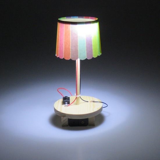 科技小制作小发明diy高中通用技术材料 手工创意台灯sn195 神至 圆座