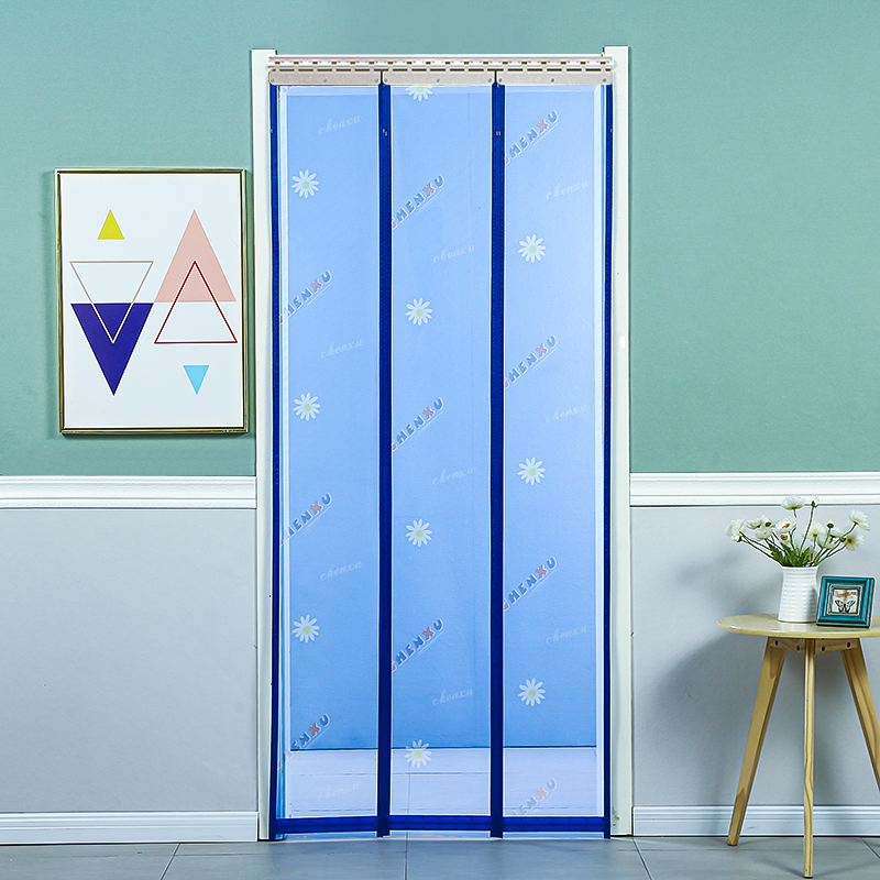 迪普艾斯夏季纱网自吸门帘全磁条防蚊蝇磁吸带孔透气门帘磁铁自吸纱网