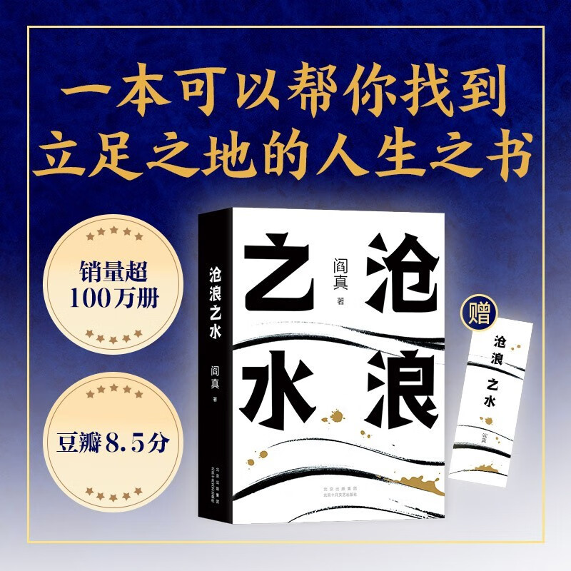 【正版】阎真:沧浪之水 职场小白考公人的启蒙之书籍 经典当代爱情小说 官场小说 同名高分国剧岁月原著 入围茅盾文学奖 阎真:沧浪之水
