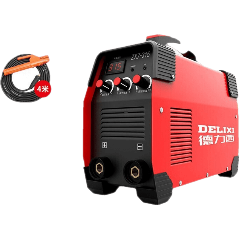 德力西焊机220v 380v双电压两用焊机zx7-315手提式工业焊机全套配齐