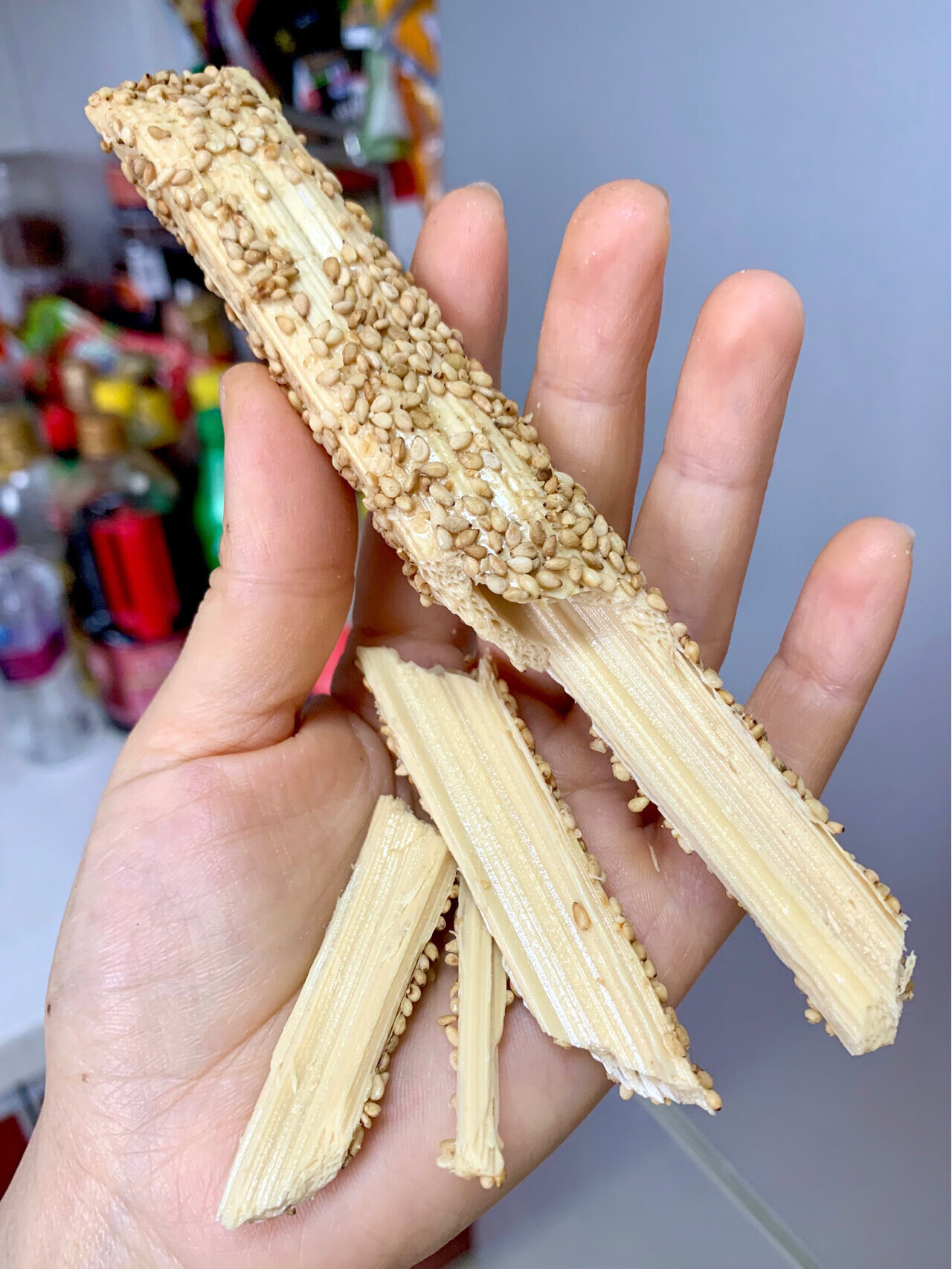 隽颜堂河南特产芝麻糖手工芝麻糖芝麻杆空心芝麻糖芝麻糖棍灶糖芝麻棒