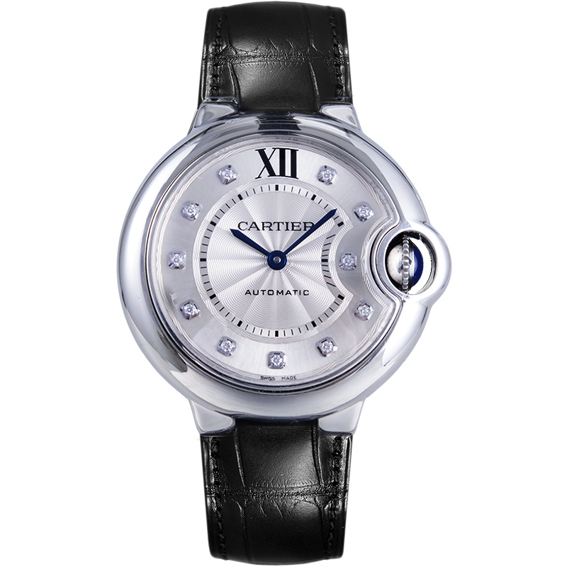 95新】卡地亚蓝气球系列精钢自动机械手表女表w4bb0009二手奢侈品腕表