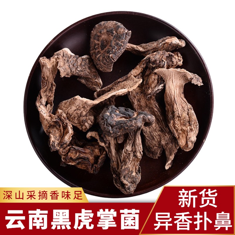 海篁山 黑虎掌菌干貨 云南特產(chǎn)野生菌山珍煲湯食用菌菇企業(yè)團(tuán)購禮品干貨 虎掌菌干貨100g【小朵實(shí)惠裝】