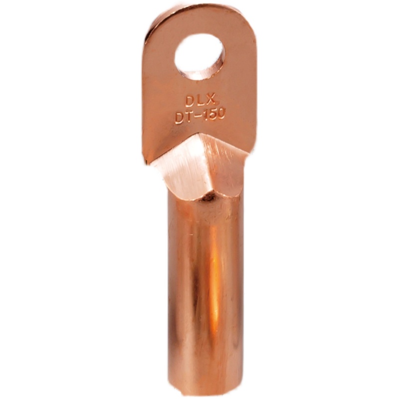 dt-10 16 25 35 50平方电缆闭口铜鼻接线端子紫铜接头线耳 dt-1010