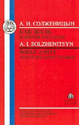 预订solzhenitsyn: what a pity