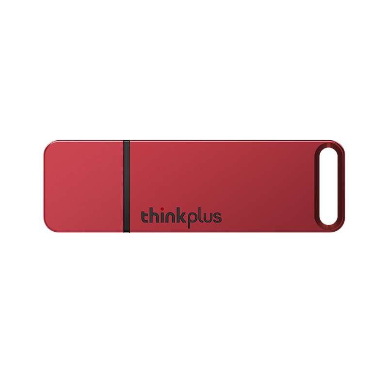 联想（thinkplus）128GB USB3.1高速传输U盘 移动闪存金属商务便携U盘 TU100 红色100021640850