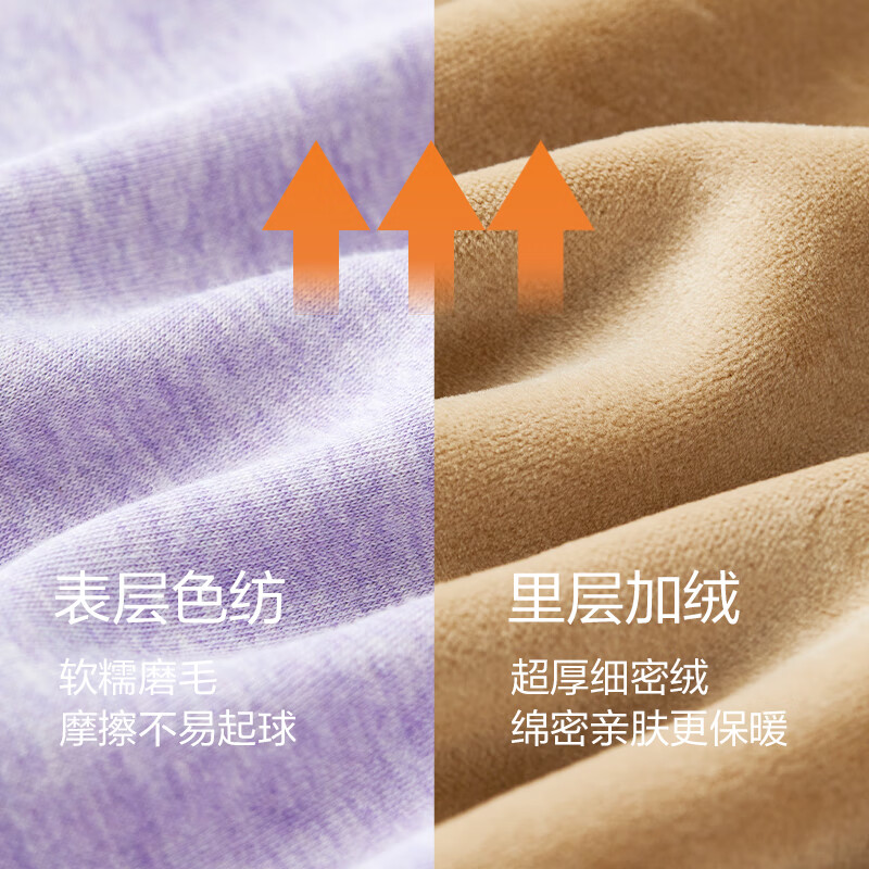 红豆(Hodo)保暖内衣本命年加厚加绒色纺男士中老年秋冬蛇年打底女保暖套装 男士深蓝 L (170) 男士