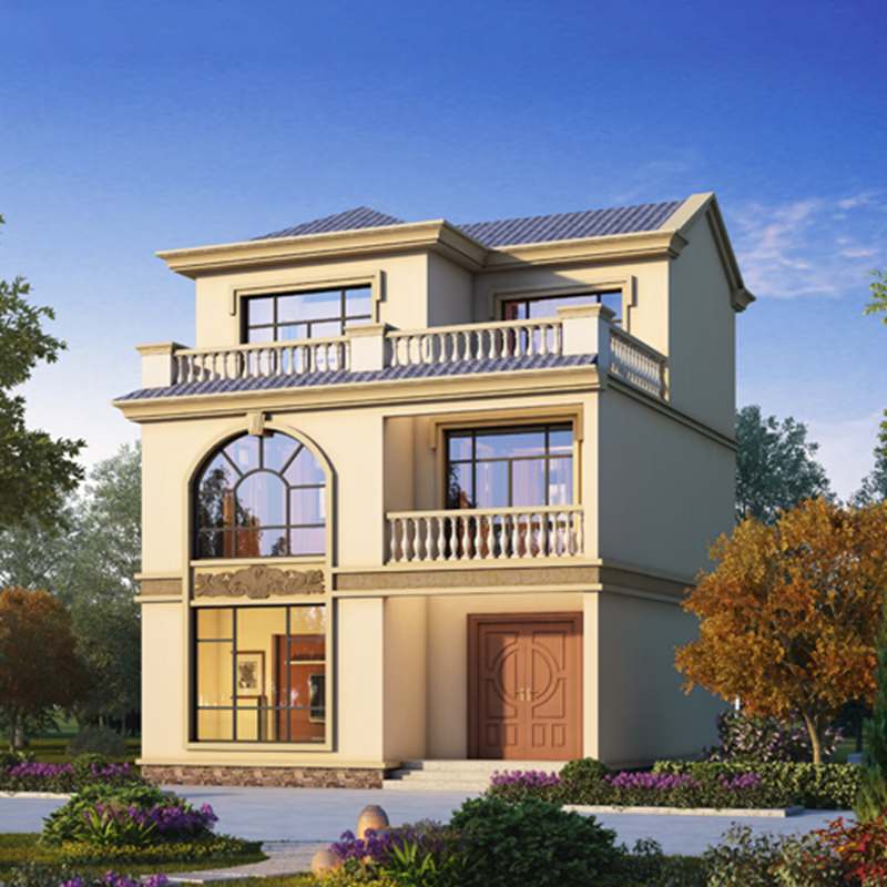 喜墅吉欧式别墅设计图纸三层农村自建房设计图豪华大气建筑建房子设计