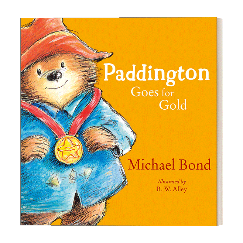 【二手书】paddington goes for gold 英文原版 帕丁顿熊立志拿 彩色