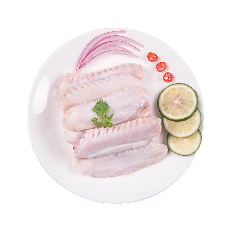 溫氏 鴨翅中1kg*2袋 精切新鮮鴨翅 冷凍生鮮鴨肉 鹵味鹵煮燒烤食材