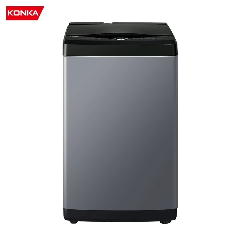 康佳（KONKA）洗衣机全自动波轮10公斤大容量 按摩内桶 透明盖板家用租房XQB100-12D0B