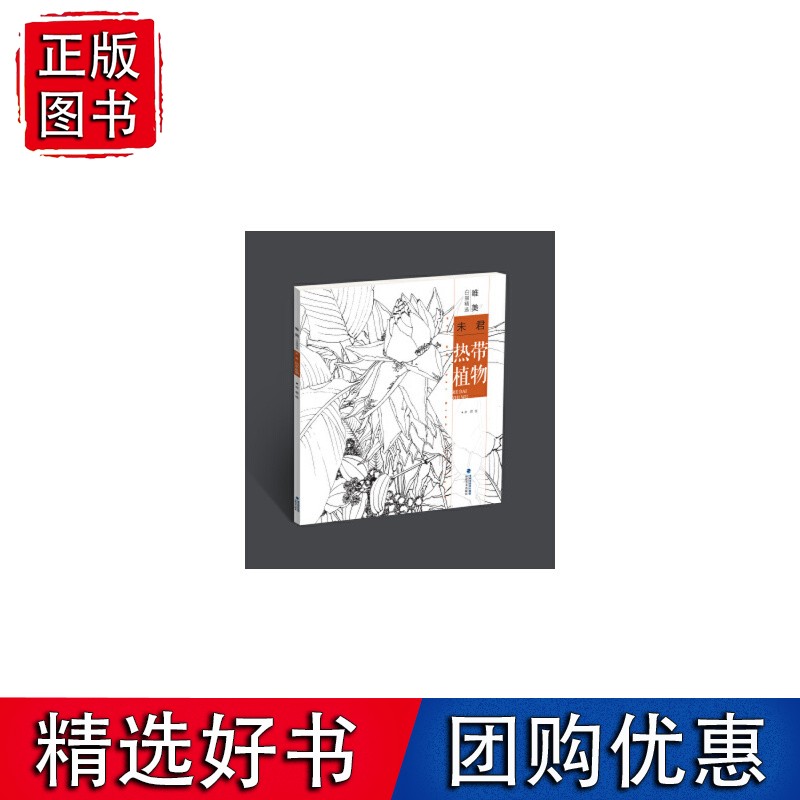 唯美白描精选未君热带植物