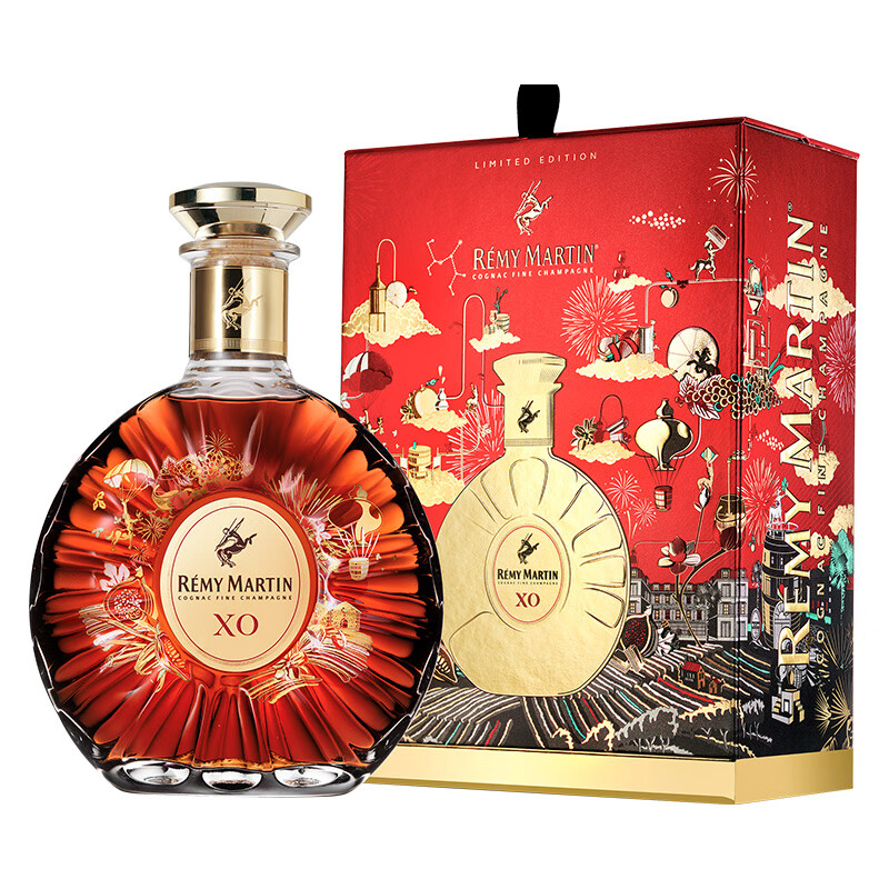人头马(remy martin)洋酒 xo优质香槟区干邑白兰地 700ml 2022年新年