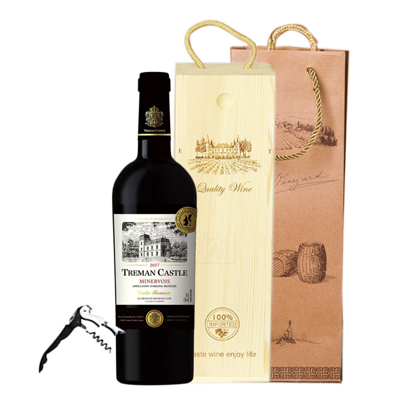 法国原瓶进口 朗格多克密内瓦产区aop级别 特雷曼古