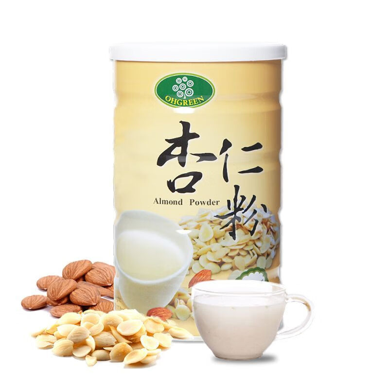 歐谷林杏仁粉原裝進(jìn)口南杏仁粉即食早餐沖泡健康食補(bǔ)代餐熟粉 500克大罐