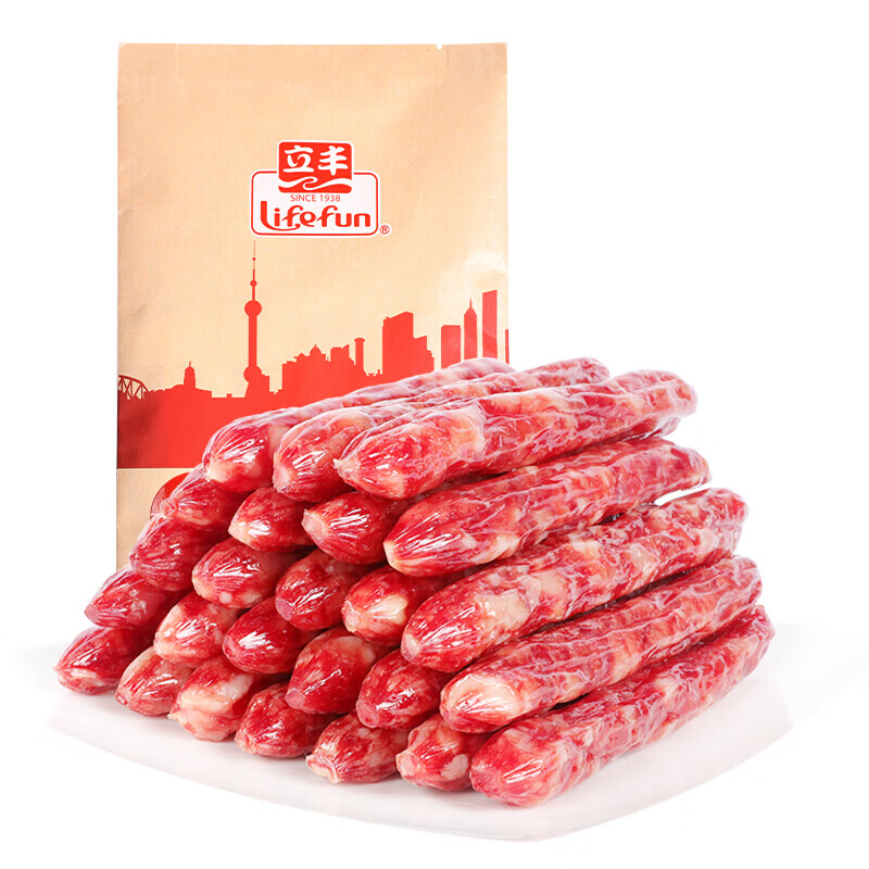 立豐（lifefun）中華 優(yōu)級臘腸（7分瘦）廣式香腸熟食臘味500g