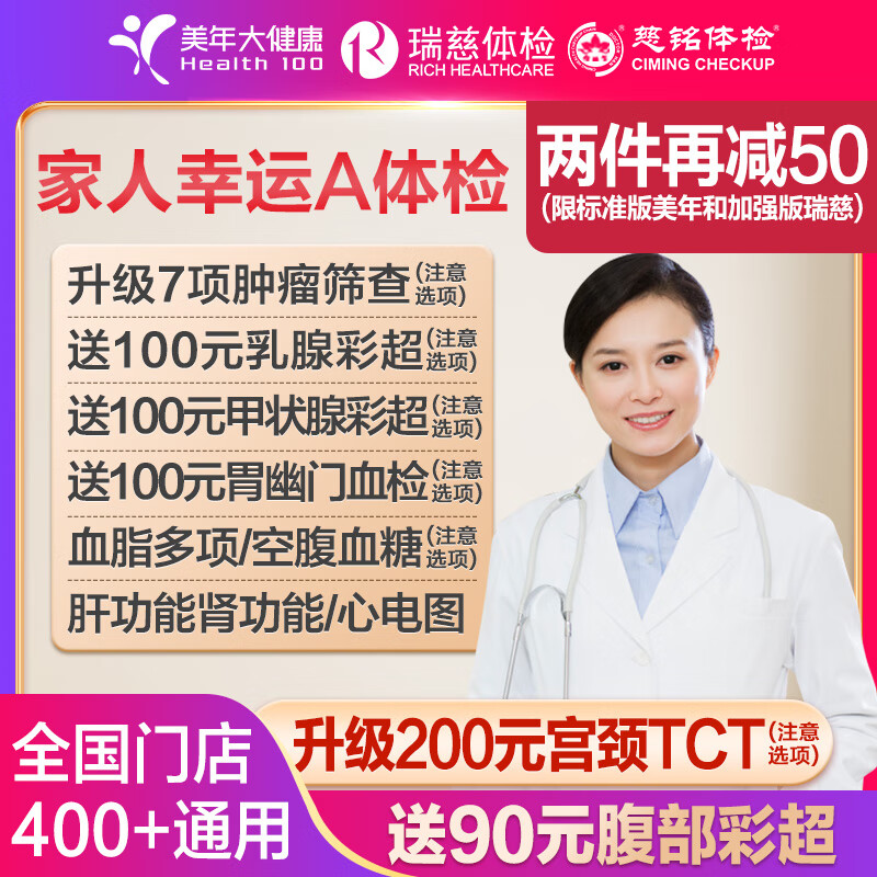 瑞慈美年大健康二合一体检套餐是否适合老年人？插图