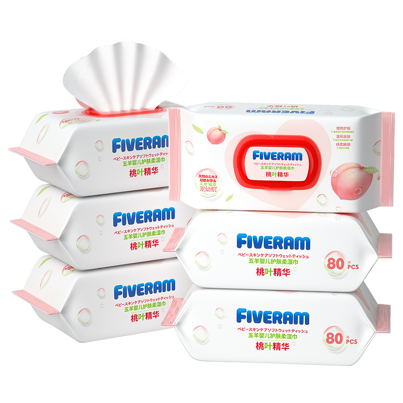 ���ڲ���������FIVERAMS�� Ӥ��������ʪֽ�� Ӥ��ʪ��������ʪ����ʪ���û��� 80�� 6��