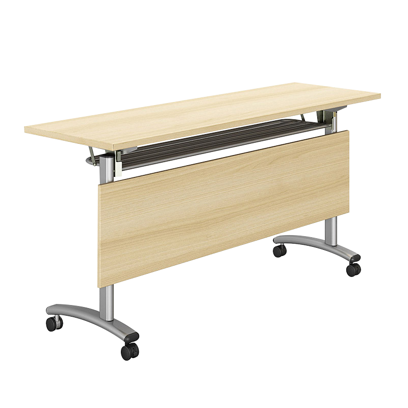 洛来宝折叠会议桌培训桌移动办公桌双人会议桌1200*400*750mm