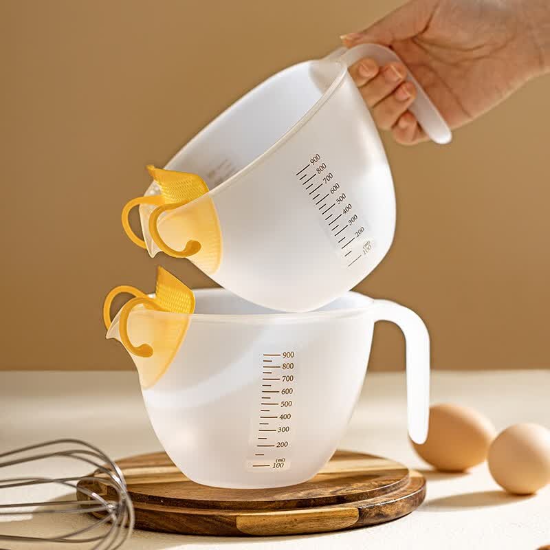 摩登主妇过滤量杯带刻度大容量食品级计量杯烘焙打蛋杯蛋挞液过滤刻度杯 蛋液过滤量杯 产品规格见图二怎么样,好用不?