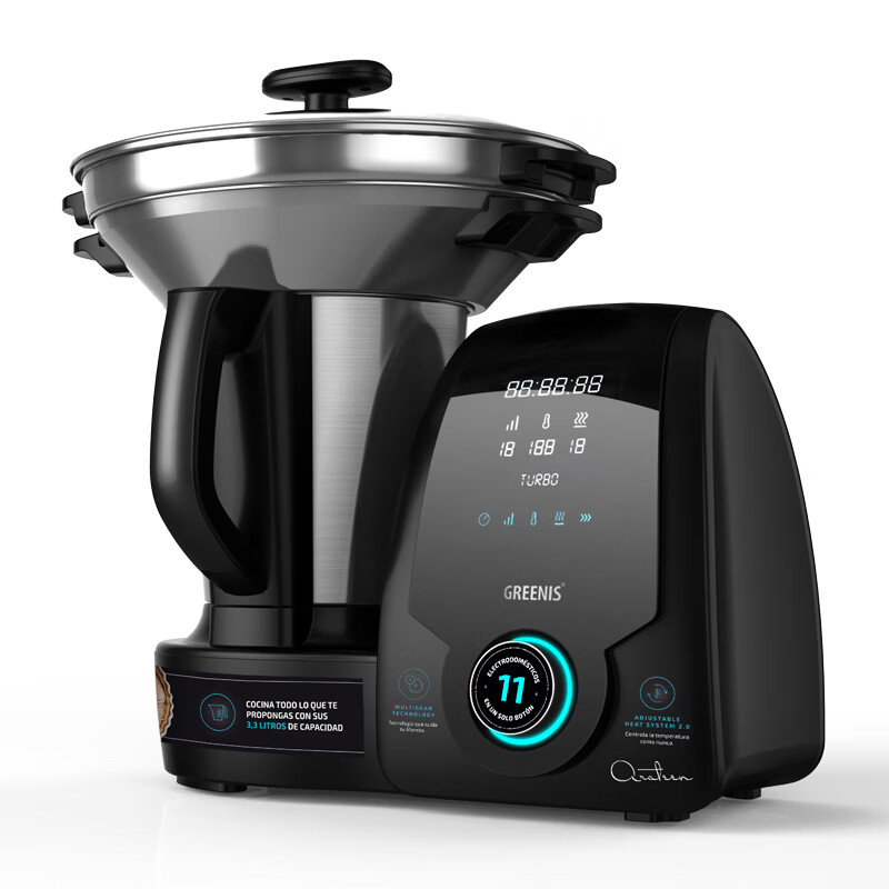 guen德国小美料理机炒菜机 美善锅多功能家用品炒菜厨师机加热破壁机