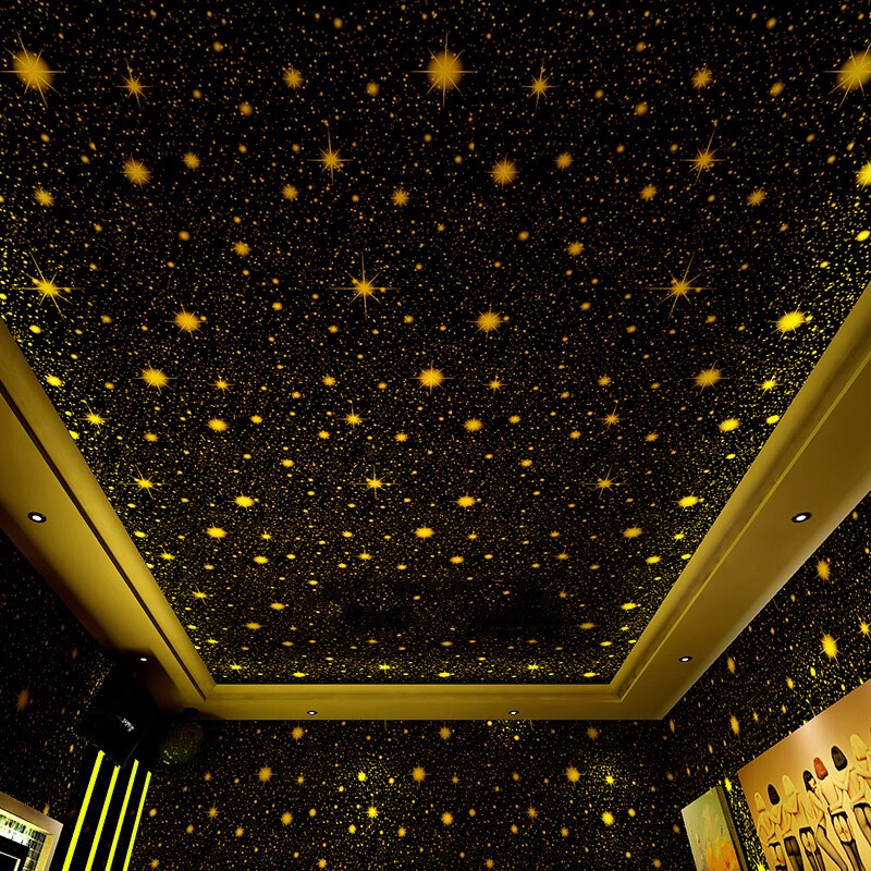 沪达墙纸歌厅ktv壁纸 反光闪光墙布墙纸专用装修酒吧清吧3d立体星空