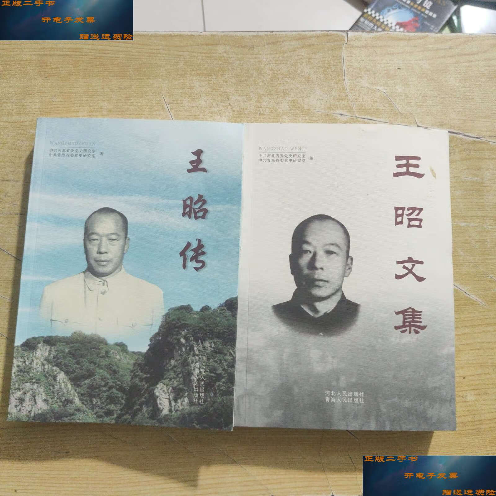 【二手9成新】王昭传 王昭文集(合售) /王昭传 河北人民
