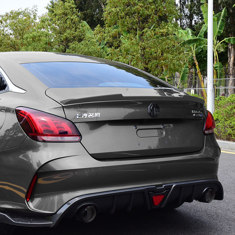 21款名爵5尾翼全新5专用尾翼新mg5改装运动尾翼烤漆汽车压翼 刀锋款