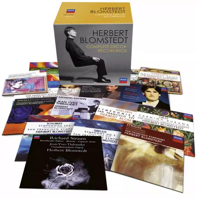 4853281 herbert blomstedt 赫伯特 decca完整录音全集 33cd