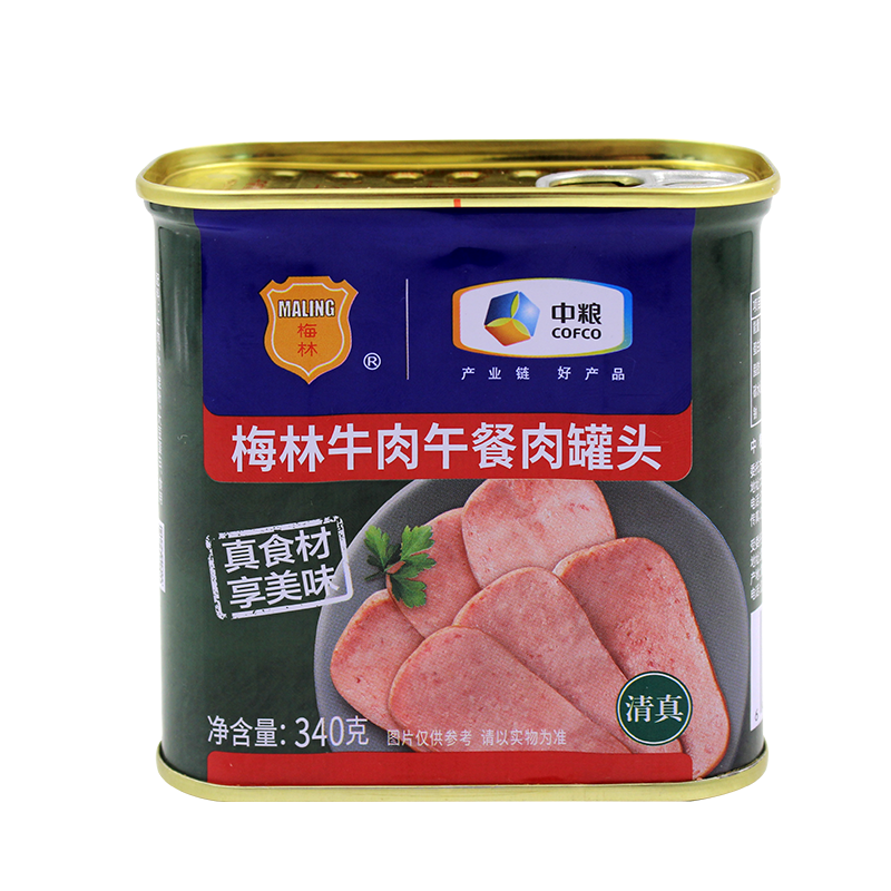 MALING 梅林 牛肉午餐肉罐头 340g
