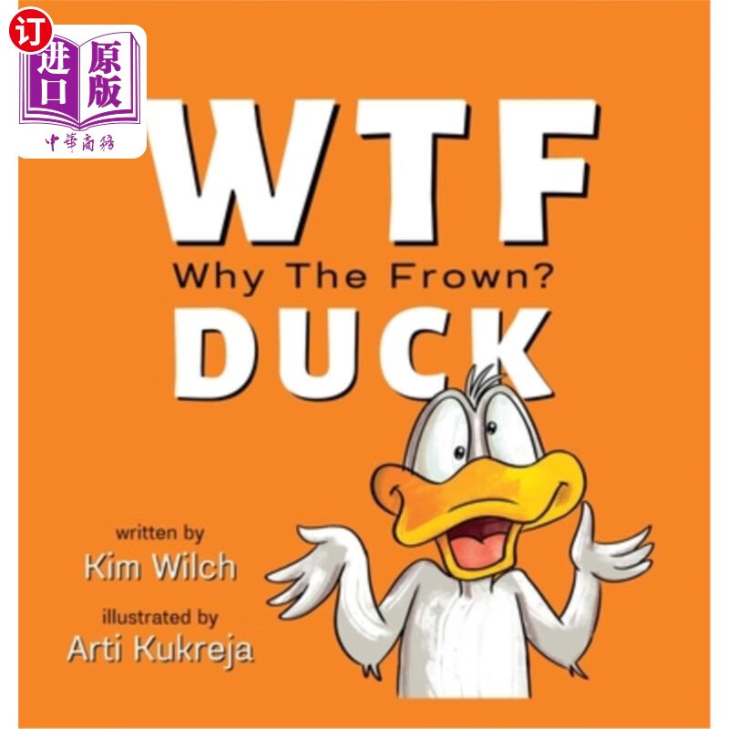 海外直订wtf duck - why the frown: adulting with humor wtf鸭子