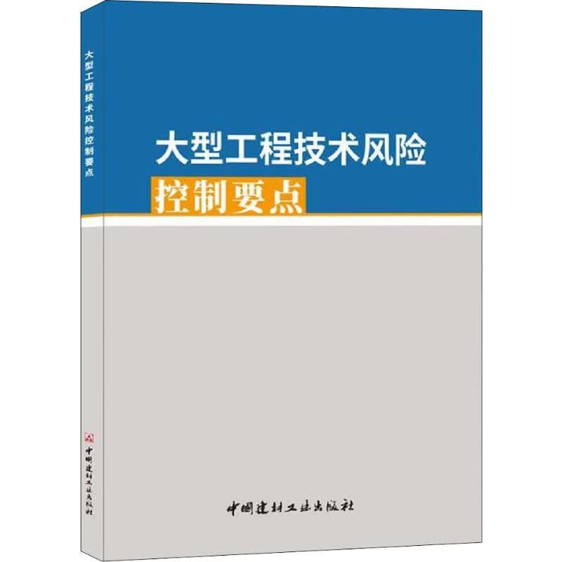 正版 大型工程技术风险控制要点 质量监督总站 工业技术/水利水电