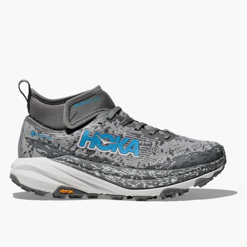 HOKA女鞋Speedgoat 6 GTX 飞速羚羊6秋冬新款户外防水中帮女越野跑鞋 深灰蓝asteroid/cosmic grey 36
