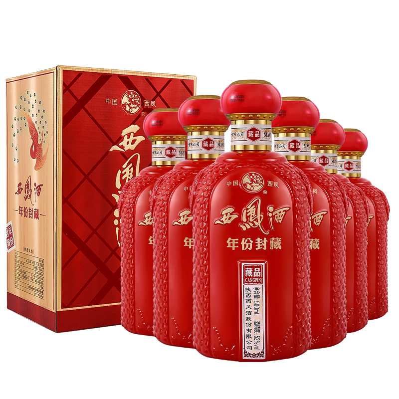 XIFENG/����� ��ݷ�� ��Ʒ 52�� ������ 500ml 6ƿ