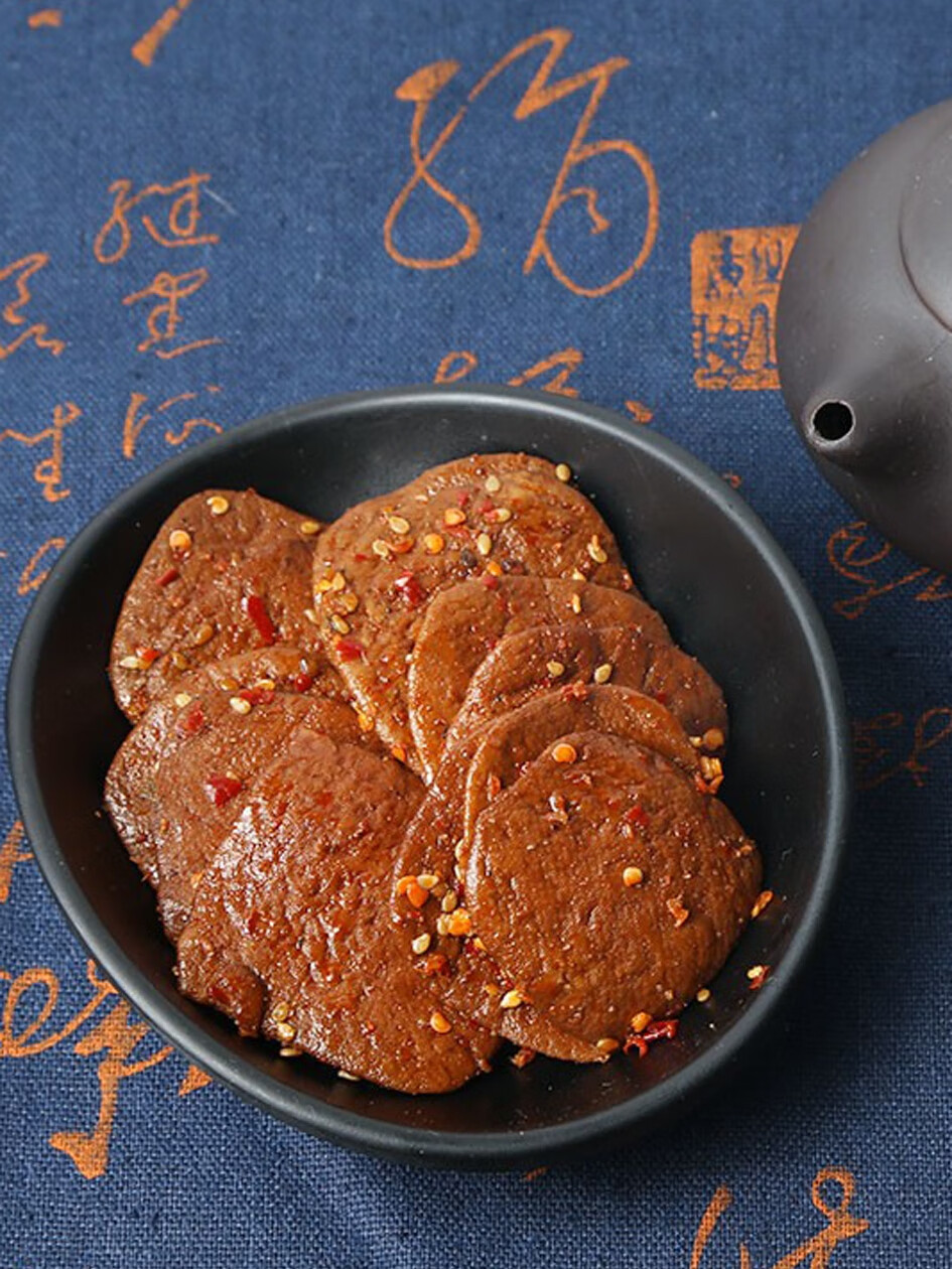 黄山五城茶干香辣五香安徽特产零食炒菜即食徽州手工豆腐干酱干 五香