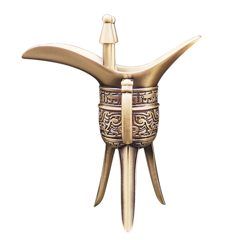 青铜爵杯大号加高80毫升【银盒装】