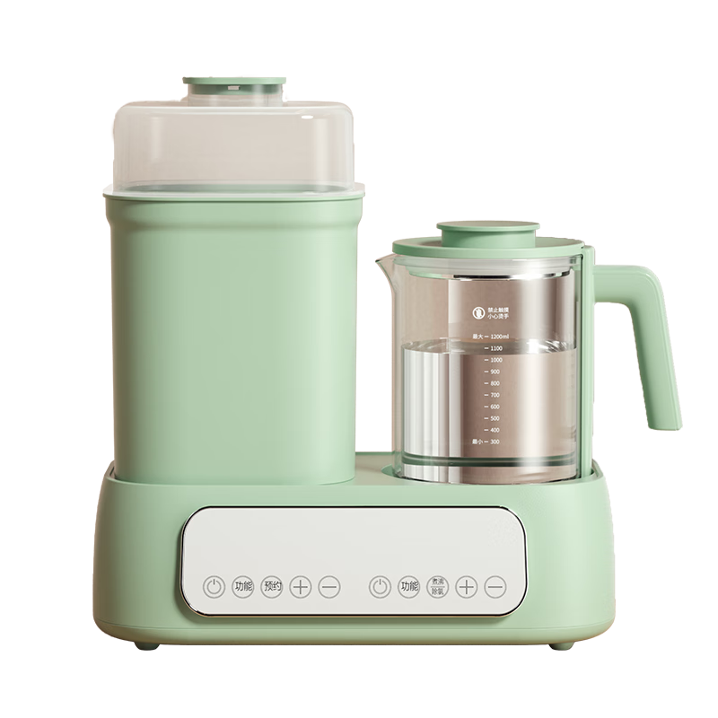 十月結(jié)晶恒溫水壺奶瓶消毒柜帶烘干多合一調(diào)奶器溫奶沖泡奶粉智能燒水壺