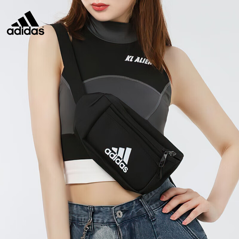 阿迪达斯 （adidas）斜挎包男单肩包男士休闲运动包小背包潮流骑行包小包手机包 黑色怎么看?