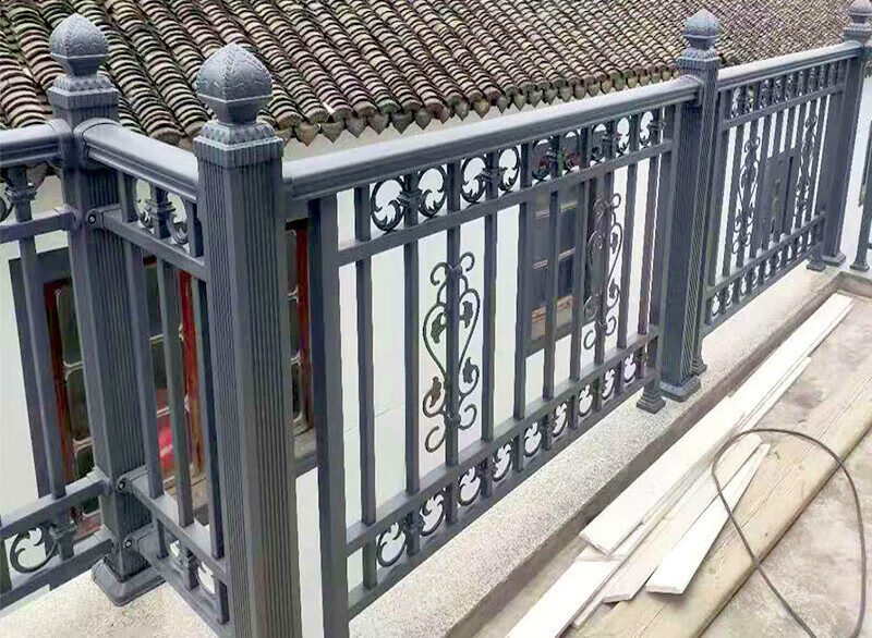 铝艺护栏铝合金庭院阳台花园别墅露台室外铁艺栅栏杆门防护围栏墙