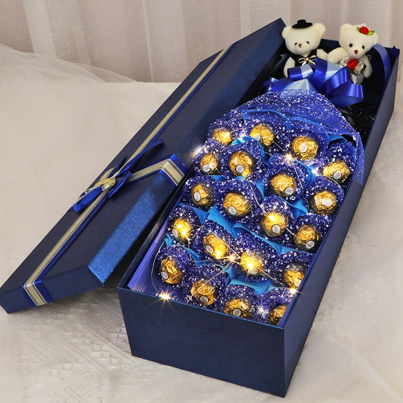 费列罗巧克力花束礼盒装送女朋友老婆生日38妇女节礼物团购进口零食品