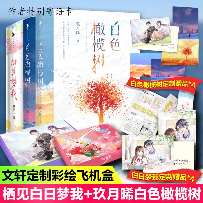 畅销青春文学系列实体小说 白日梦我+白色橄榄树