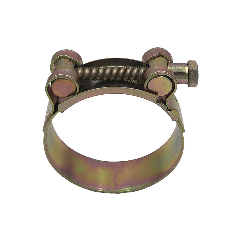 鹿色 喉箍镀彩锌抱箍固定水管卡子油管管夹 直径20-22mm厚0.