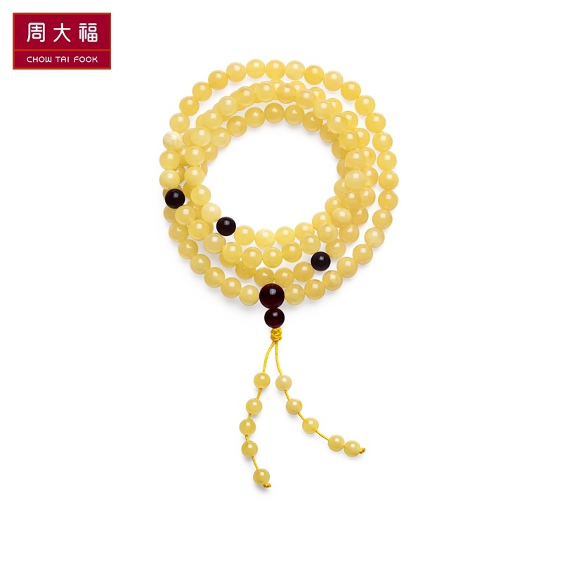 周大福 简约时尚 琥珀手链/手串 V111711 80cm ￥3300怎么样,好用不?