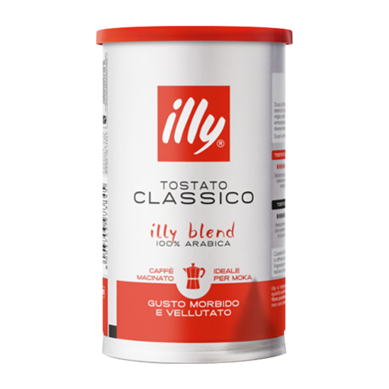 ILLY意大利原装进口咖啡粉 意式浓缩黑咖啡 中度烘焙200g/罐 34.8元